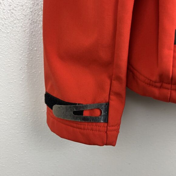 Superdry Jacket Men Large Red Black Zip Up Windbreaker Honeycomb Lined Outdoor - Picture 7 of 16